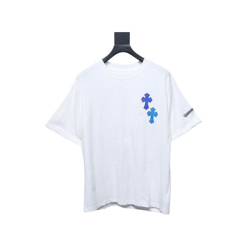 CHROME HEARTS String Label Leather T-Shirt