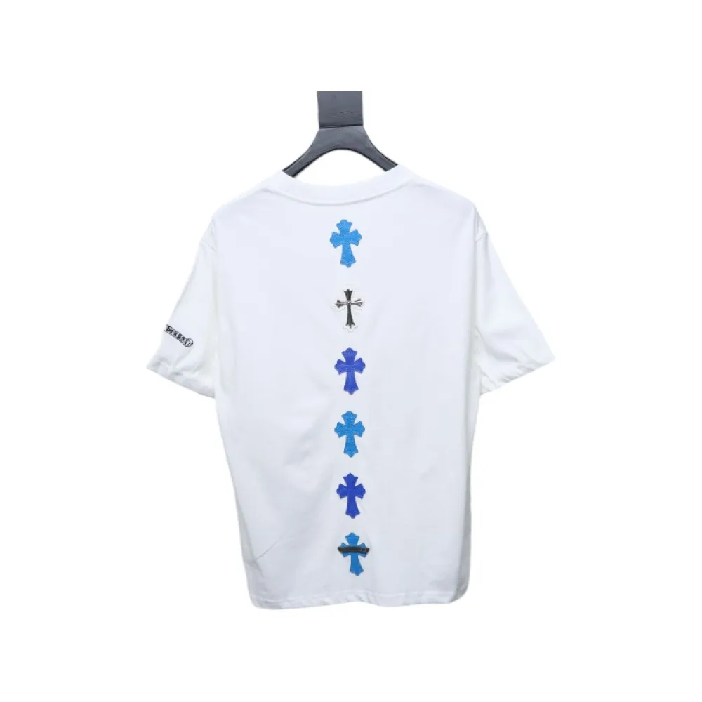 CHROME HEARTS String Label Leather T-Shirt