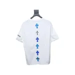 CHROME HEARTS String Label Leather T-Shirt