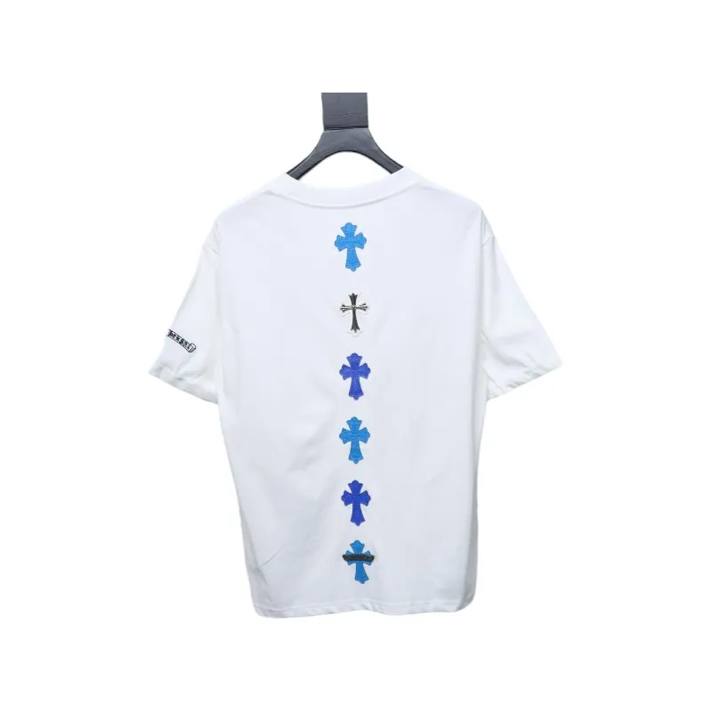 CHROME HEARTS String Label Leather T-Shirt