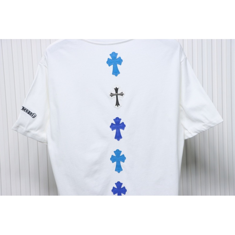 CHROME HEARTS String Label Leather T-Shirt