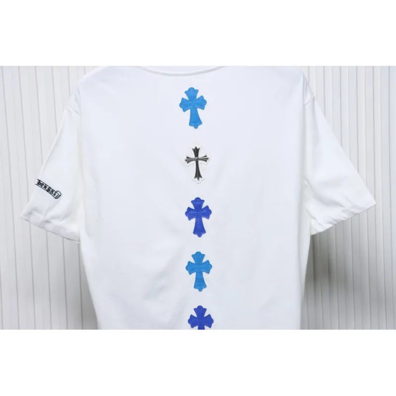 CHROME HEARTS String Label Leather T-Shirt