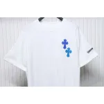 CHROME HEARTS String Label Leather T-Shirt