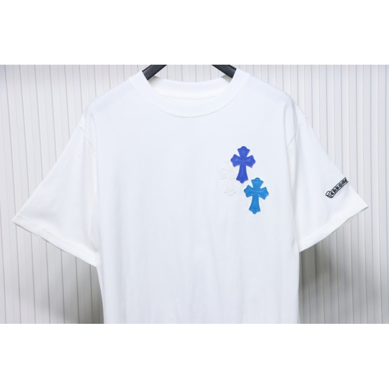 CHROME HEARTS String Label Leather T-Shirt