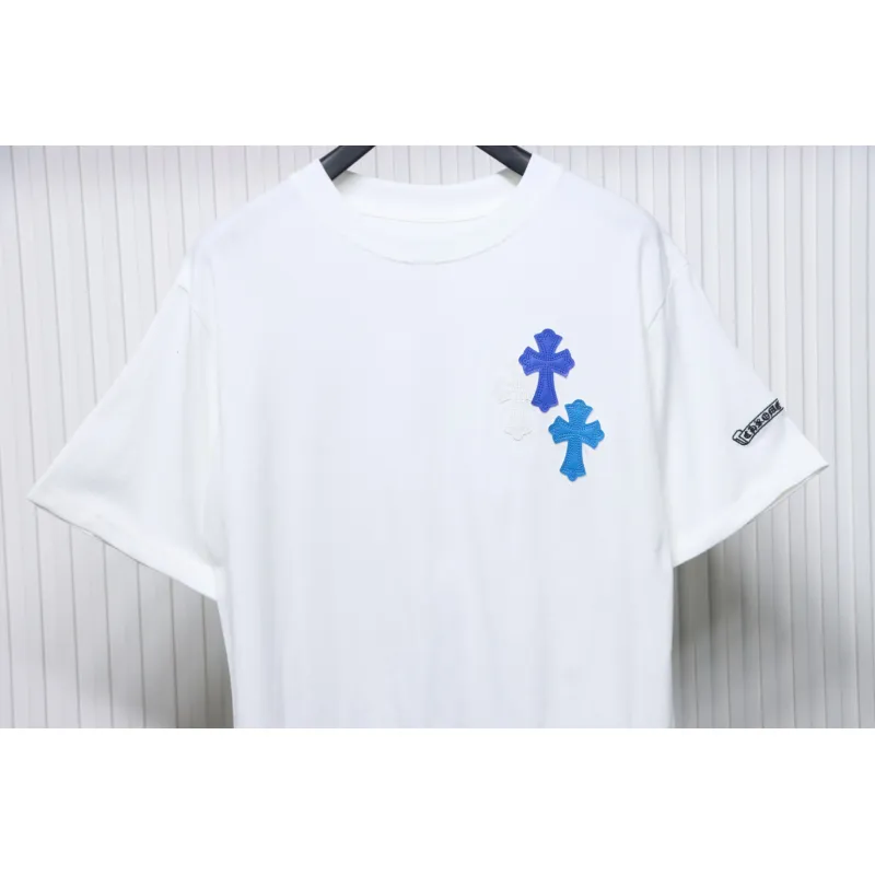 CHROME HEARTS String Label Leather T-Shirt
