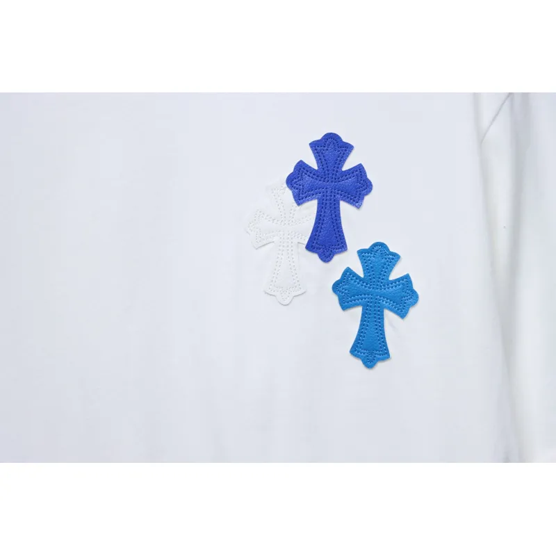 CHROME HEARTS String Label Leather T-Shirt