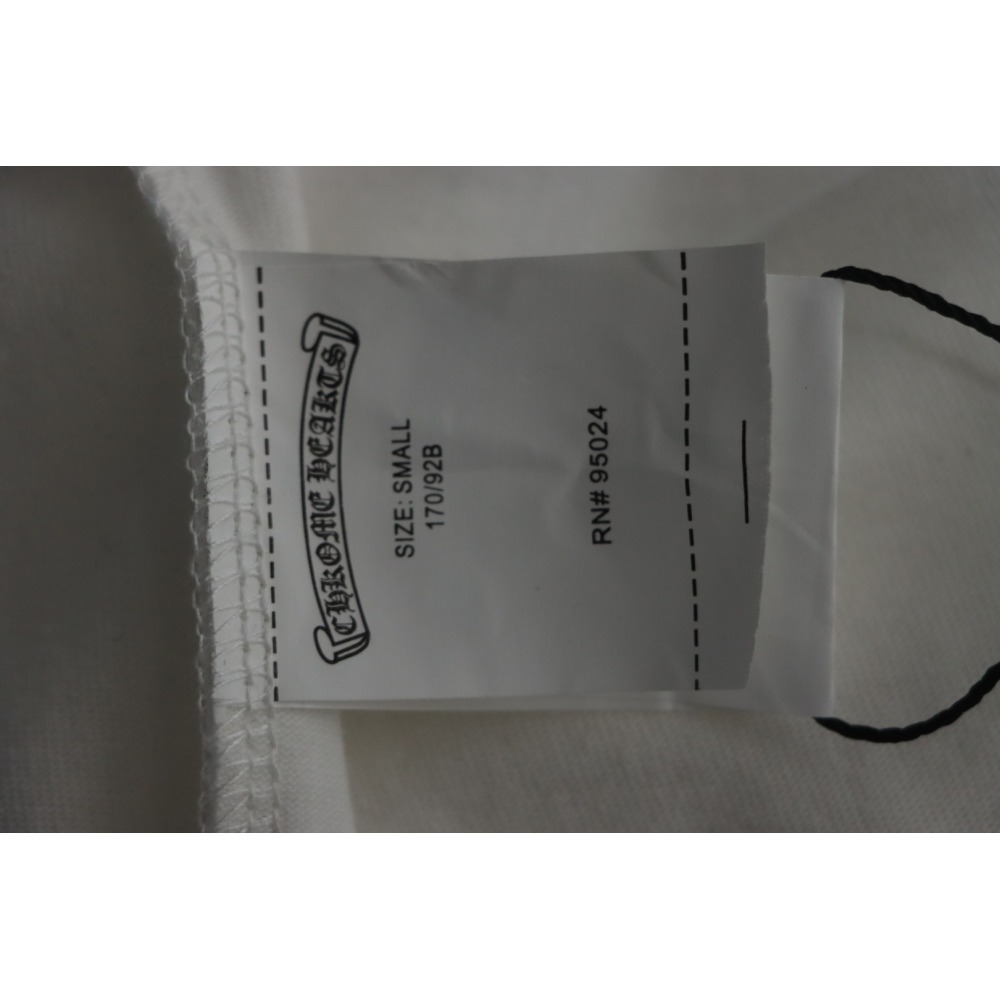 CHROME HEARTS String Label Leather T-Shirt