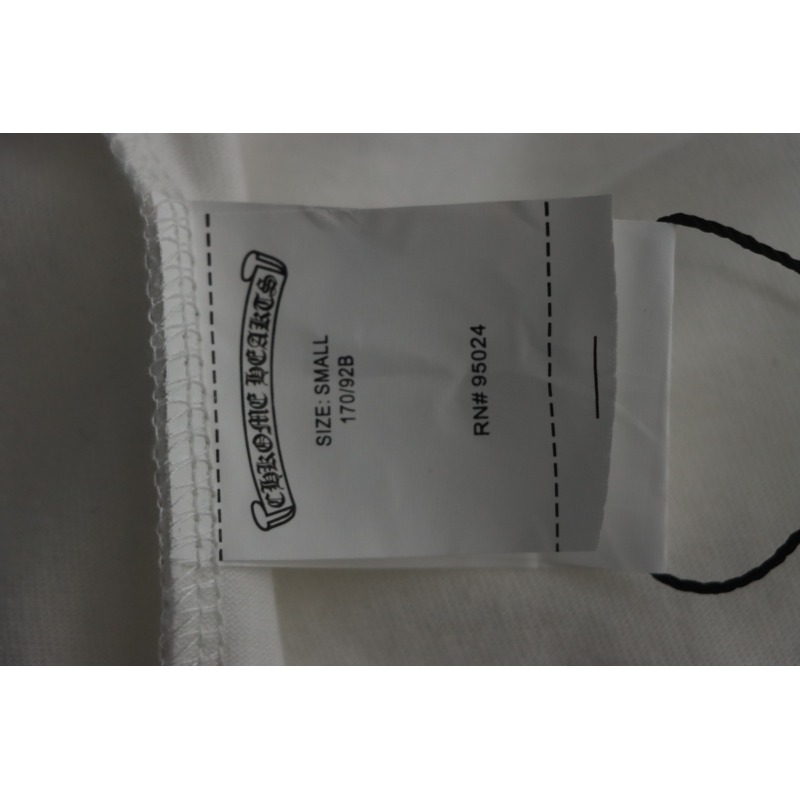 CHROME HEARTS String Label Leather T-Shirt