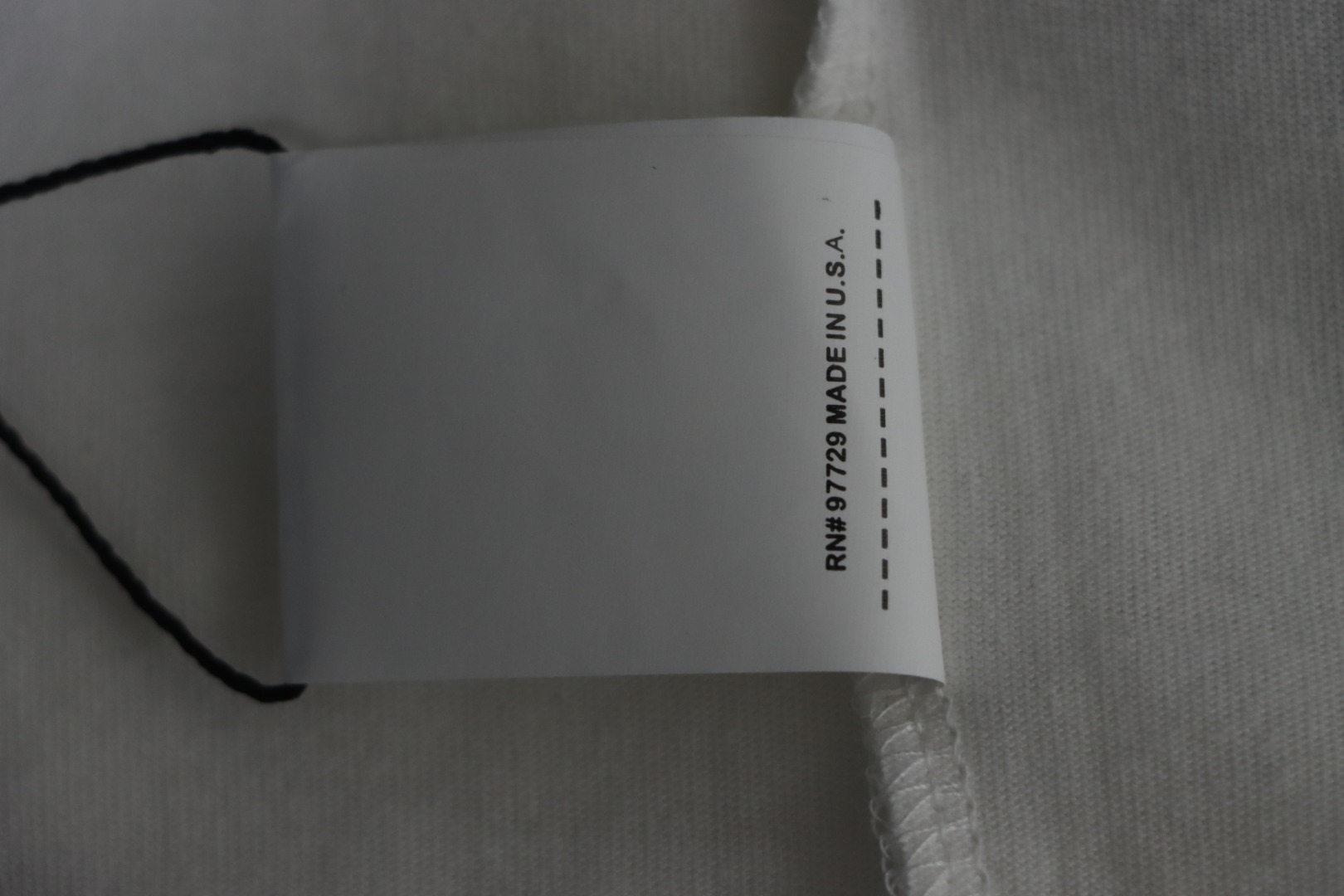 CHROME HEARTS String Label Leather T-Shirt