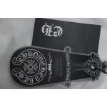 CHROME HEARTS String Label Leather T-Shirt