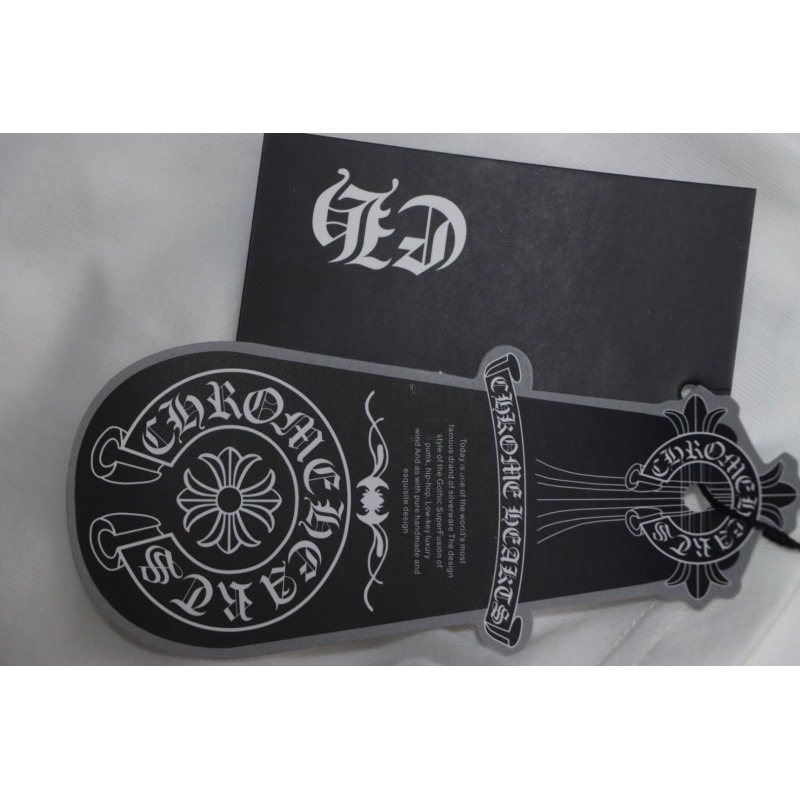 CHROME HEARTS String Label Leather T-Shirt