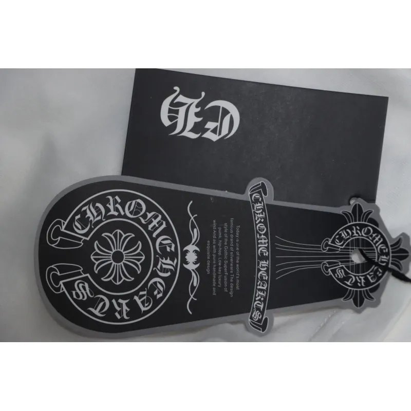 CHROME HEARTS String Label Leather T-Shirt