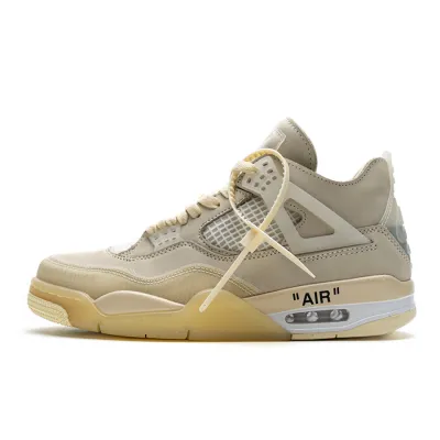 PK God Batch Air Jordan 4 Retro Off-White Sail (W) CV9388-100（This item is women's size, please refer to EUR size when purchasing） 01