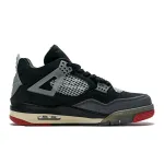 PK God Batch OFF White x Air Jordan 4 Bred CV9388-001