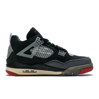 PK God Batch OFF White x Air Jordan 4 Bred CV9388-001 02