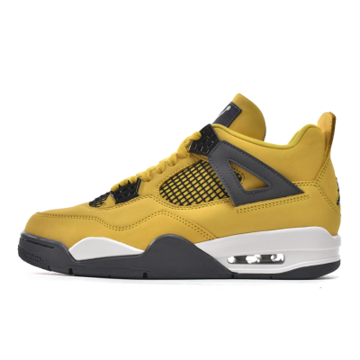 PK God Batch Air Jordan 4  Retro Black and yellow electric mother Lightning (2021) CT8527-700 01
