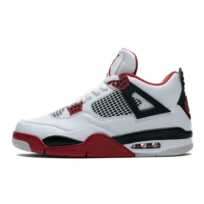 PK God Batch Air Jordan 4 Retro Fire Red DC7770-160 01