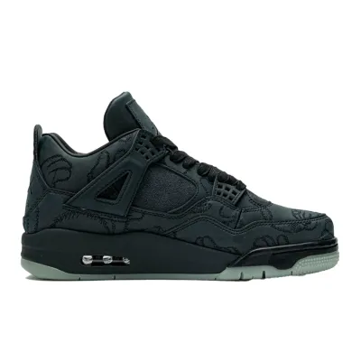 PK God Batch Air Jordan 4 Retro Kaws Black 930155-001 02