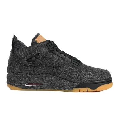 PK God Batch Air Jordan 4 Retro Levi's Black (Levi's Tag) AQ9103-001 02