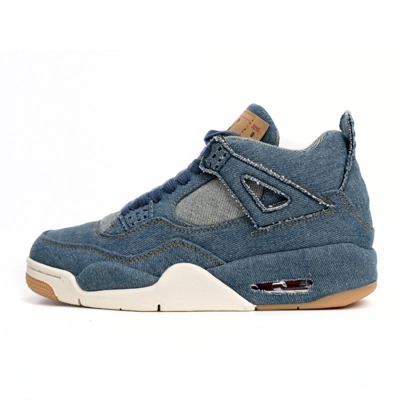 PK God Batch Air Jordan 4 Retro Levi's Denim (Tag with Levi's Logo) AO2571-401 01