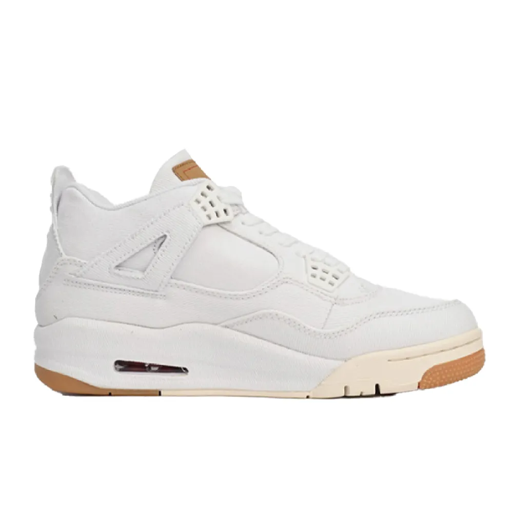PK God Batch Air Jordan 4 Retro Levi's White (Levi's Tag) AO2571-100