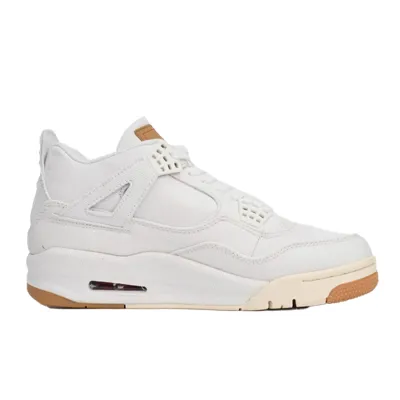 PK God Batch Air Jordan 4 Retro Levi's White (Levi's Tag) AO2571-100 02