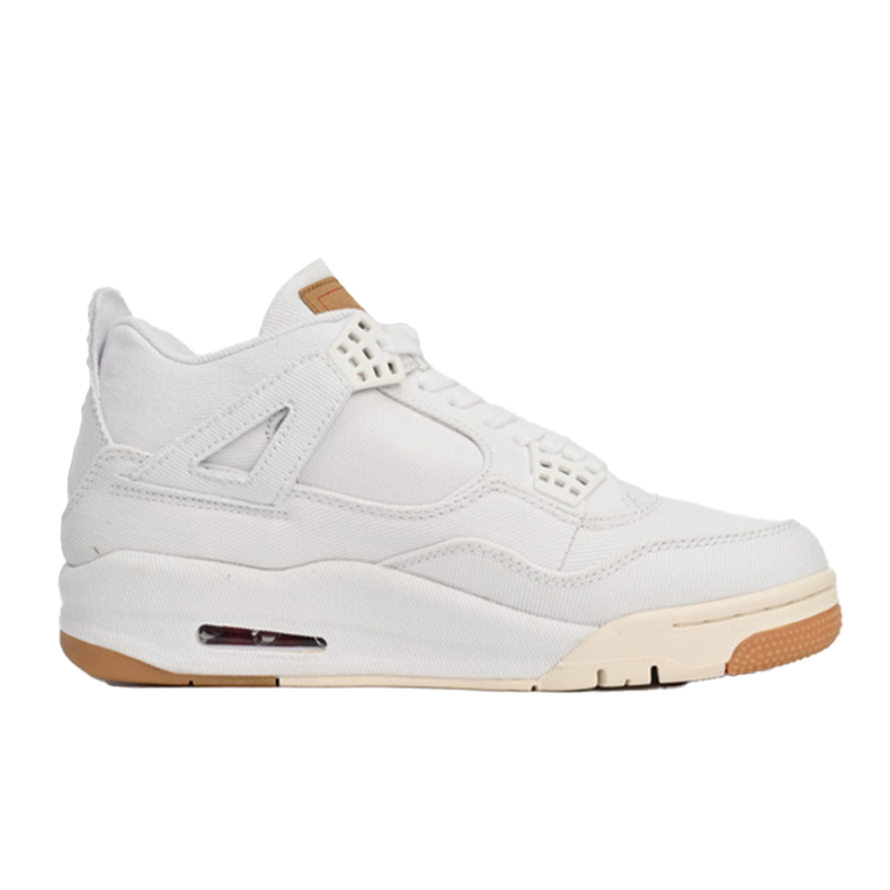 PK God Batch Air Jordan 4 Retro Levi's White (Levi's Tag) AO2571-100