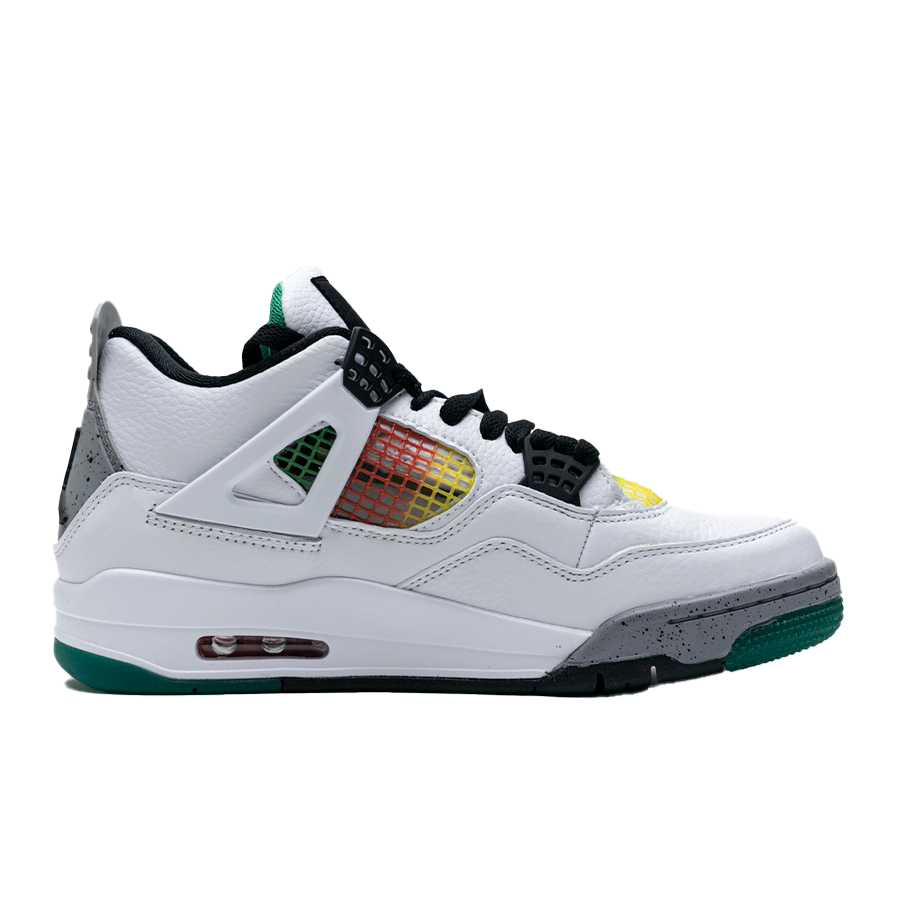 PK God Batch Air Jordan 4 Retro Lucid Green Rasta (W) AQ9129-100