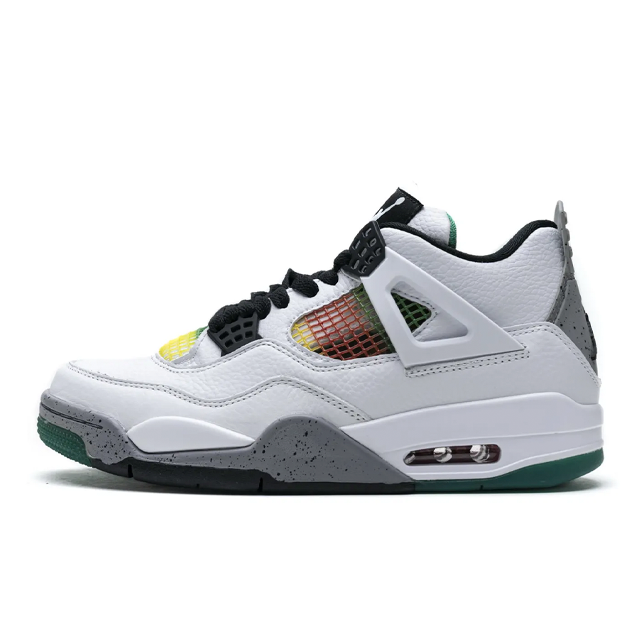PK God Batch Air Jordan 4 Retro Lucid Green Rasta (W) AQ9129-100