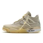 PK God Batch Air Jordan 4 Retro Off-White Sail (W) CV9388-100（This item is women's size, please refer to EUR size when purchasing）