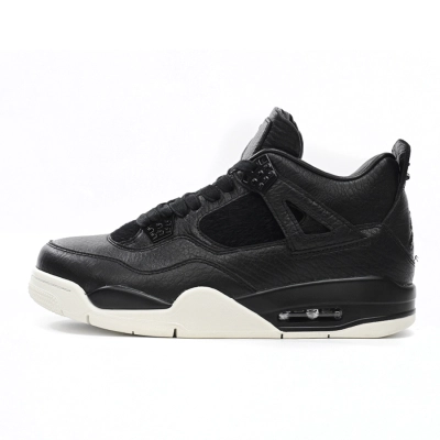 PK God Batch Air Jordan 4 Retro Pony Hair Black 819139-010 01