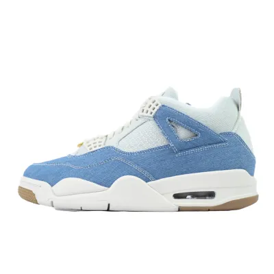 PK God Batch Air Jordan 4 Retro TEX Worn Blue Denim IB6716-100 01