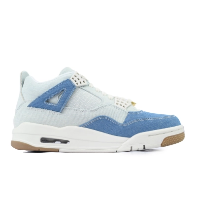 PK God Batch Air Jordan 4 Retro TEX Worn Blue Denim IB6716-100 02