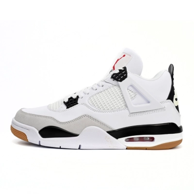 Pk God Batch Air Jordan 4 White Black DR5415-100 01