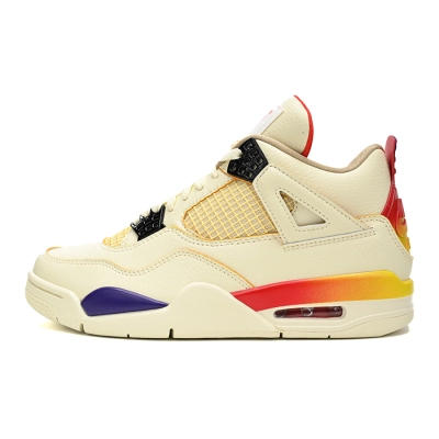 PK God Batch Air Jordan 4 x J Balvin White Blue Red x J Balvin FN0344-901 01