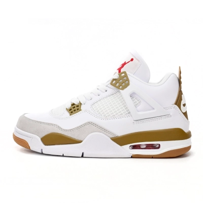 Pk God Batch Nike SB x Air Jordan 4 White Brown DR5415-120 01