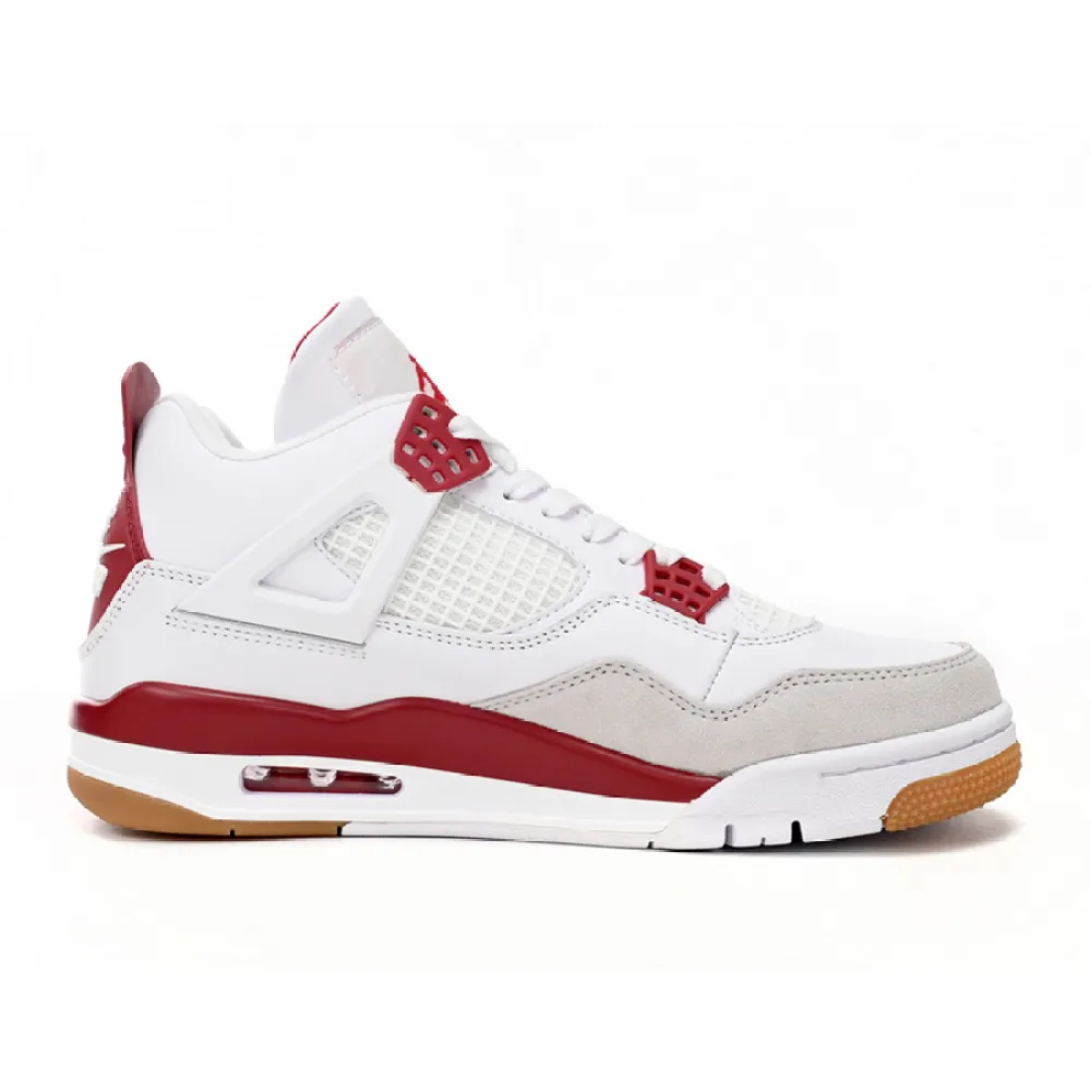 Pk God Batch Nike SB x Air Jordan 4 White Red DR5415-160