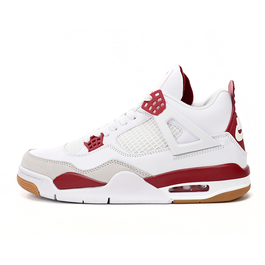 Pk God Batch Nike SB x Air Jordan 4 White Red DR5415-160