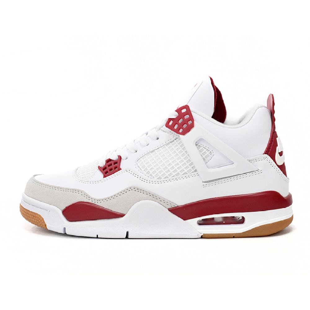 Pk God Batch Nike SB x Air Jordan 4 White Red DR5415-160