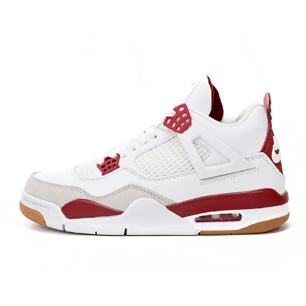Pk God Batch Nike SB x Air Jordan 4 White Red DR5415-160
