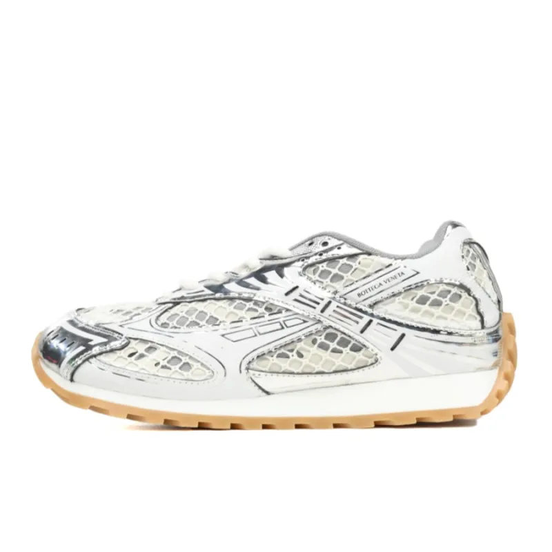 【FLASH SALE】Bottega Veneta Orbit Silver White