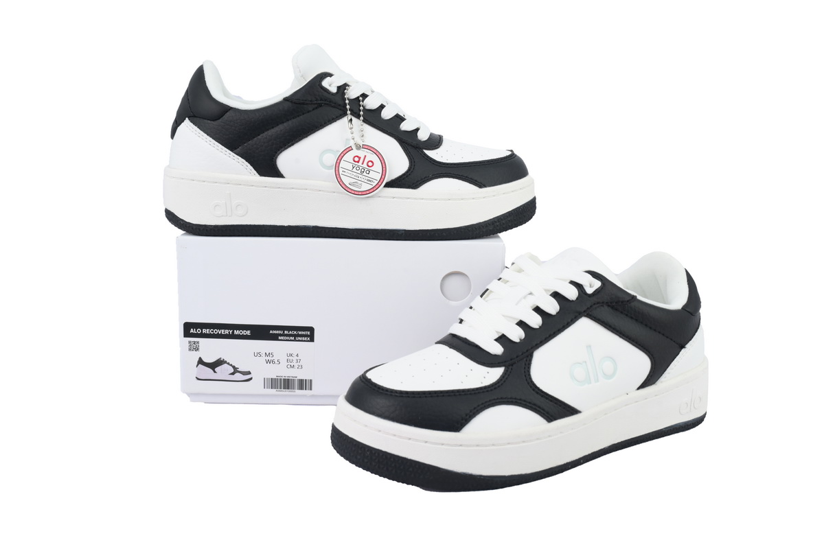 Alo Recovery Mode Sneaker Black/White A0685U