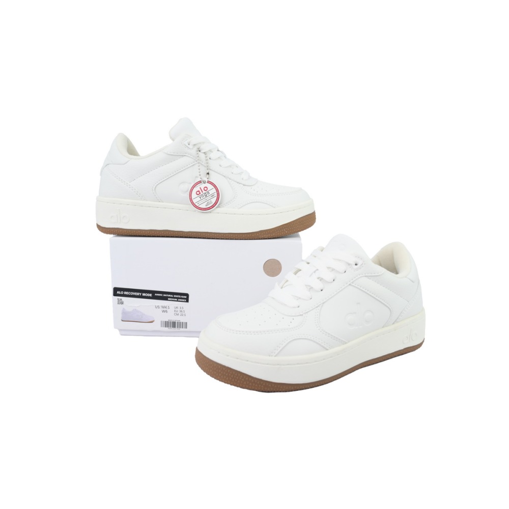 Alo Recovery Mode Sneaker White/Gum A0685U