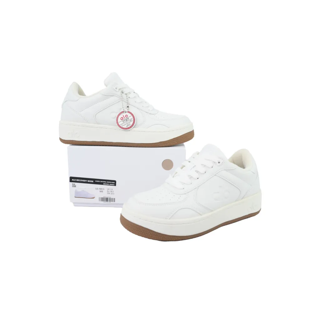 Alo Recovery Mode Sneaker White/Gum A0685U