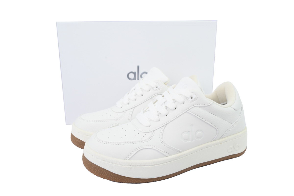 Alo Recovery Mode Sneaker White/Gum A0685U