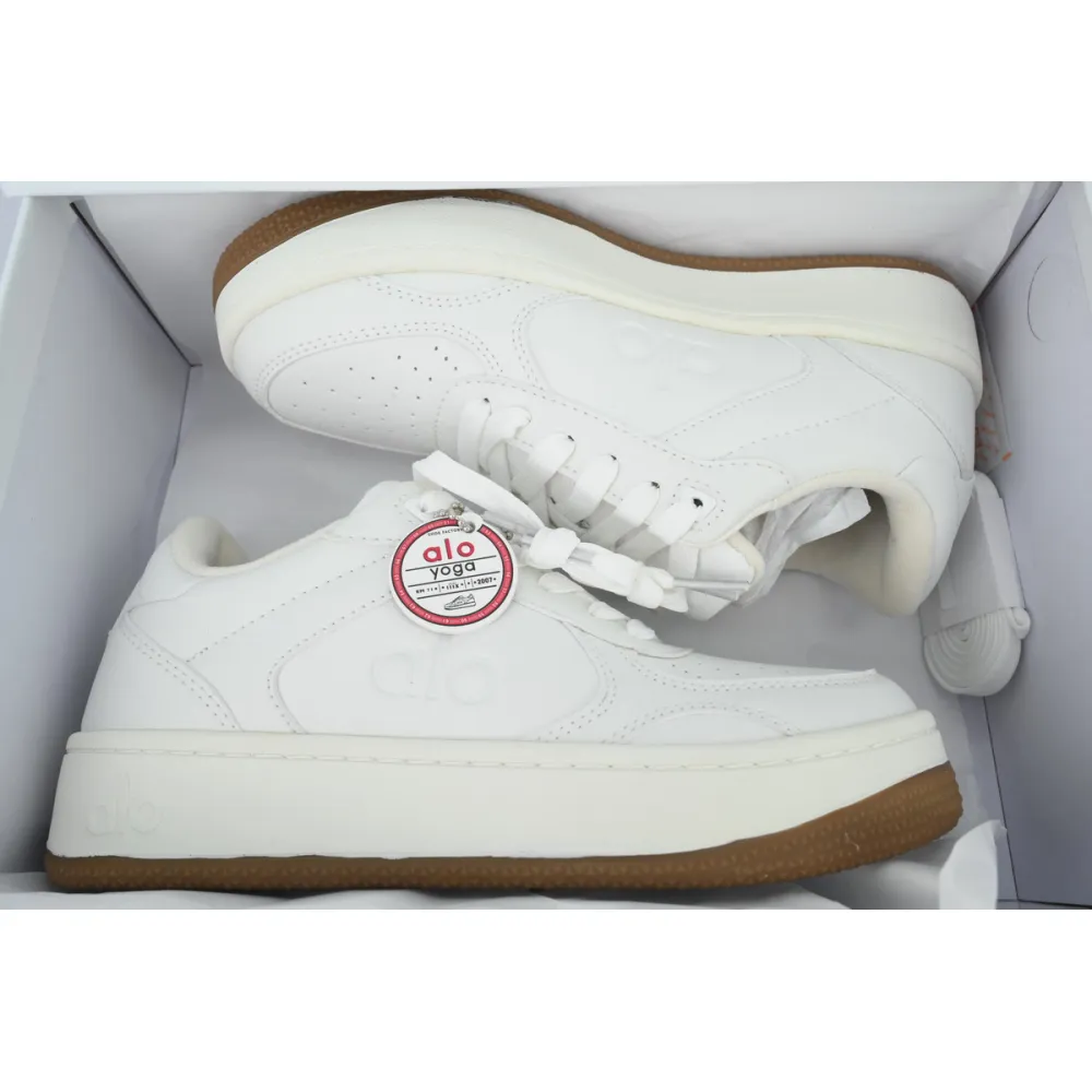 Alo Recovery Mode Sneaker White/Gum A0685U