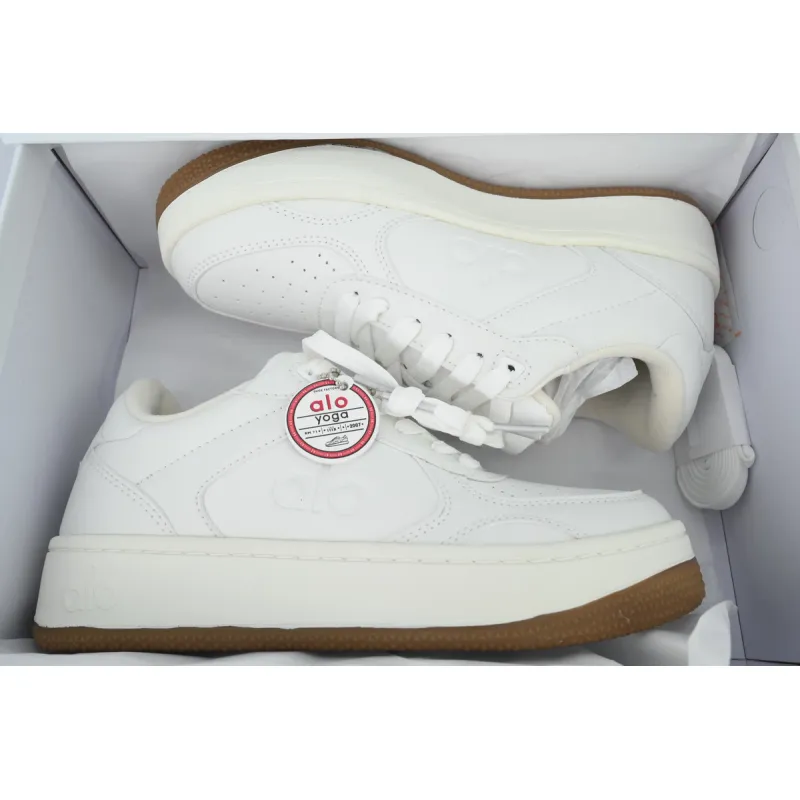 Alo Recovery Mode Sneaker White/Gum A0685U
