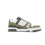 copy of Louis Vuitton Trainer Sneaker Military Green Cowboy 1AIKN8