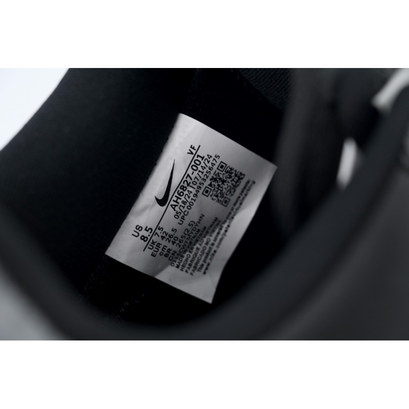 LJR Batch Nike Air Force 1 07 SE Premium Black Silver AH-6827-001