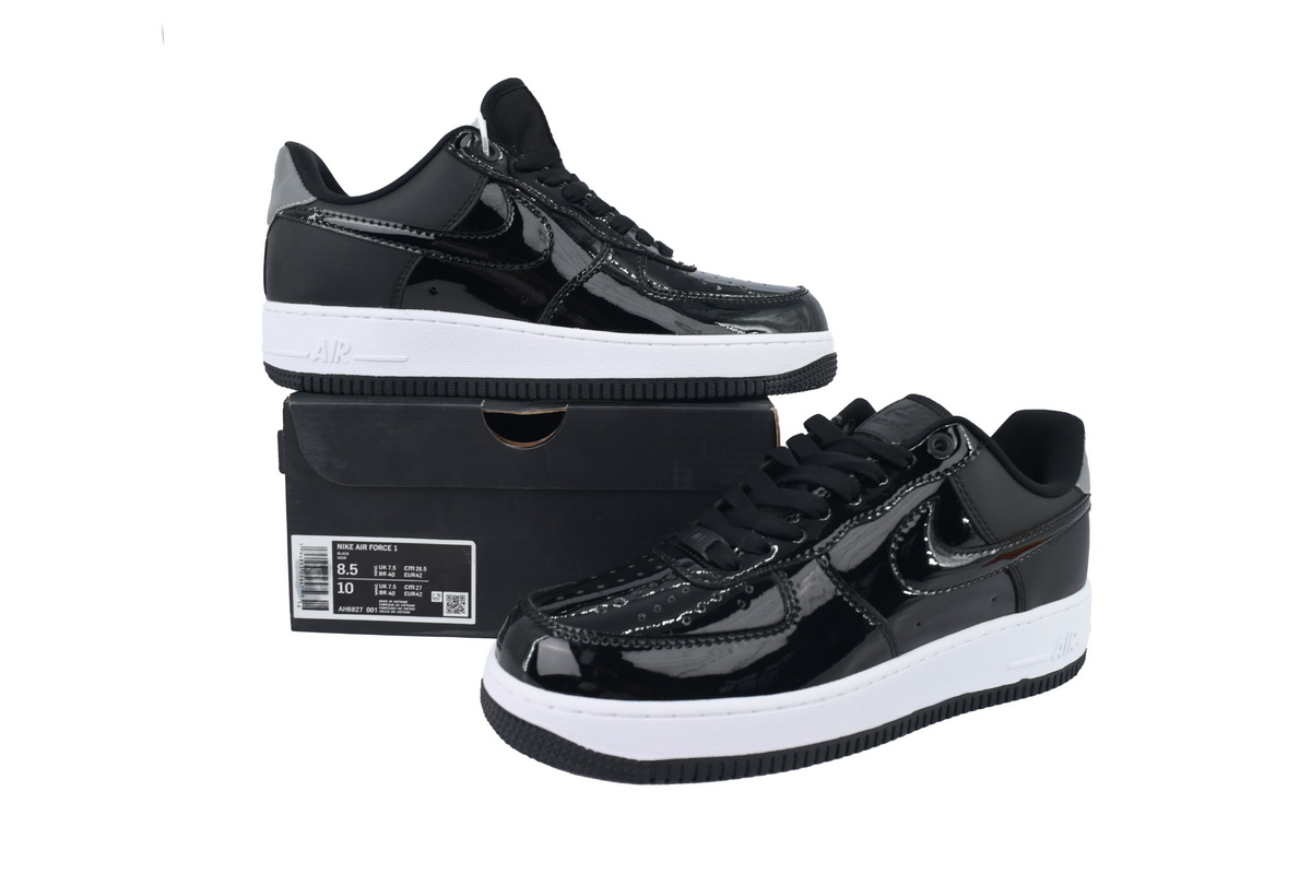 LJR Batch Nike Air Force 1 07 SE Premium Black Silver AH-6827-001